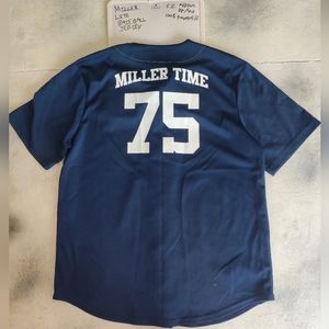 It's Miller Time Baseball Jersey size medium